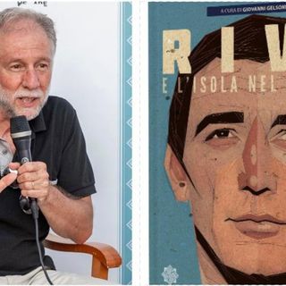 Giovanni Gelsomino, scrittore sardo e autore del libro &quot;Riva e l'isola nel pallone&quot; dedicato a Rombo di Tuono