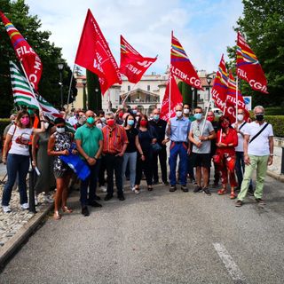 VIDEO. Sciopero Nazionale dei Lavoratori CCNL elettrico e gas acqua: «L’articolo 177 del Codice degli Appalti va assolutamente cambiato»