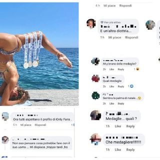 Linda Cerruti in posa con le medaglie: bersagliata da insulti sessisti. «Sedere e gambe sono davvero ciò che resta dopo vent'anni di allenamenti?» Linda Cerruti in posa con le medaglie: bersagliata da insulti sessisti. «Sedere e gambe sono davvero ciò che resta dopo vent'anni di allenamenti?»