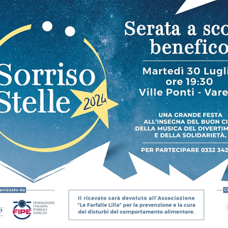 Una serata “Sotto le stelle” a Ville Ponti per far volare la beneficenza