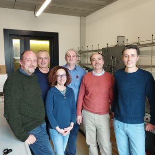 Nella fotografia, da sinistra: Luca Nardo, Angelo Maspero, Simona Galli, Andrea Penoni, Damiano Monticelli e Marco Lamperti