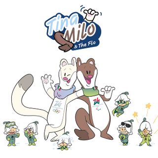 Tina e Milo, due ermellini mascotte delle Olimpiadi di Milano e Cortina 2026