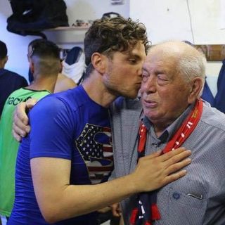 Max Di Caro e l'amatissimo nonno Umberto Belletti