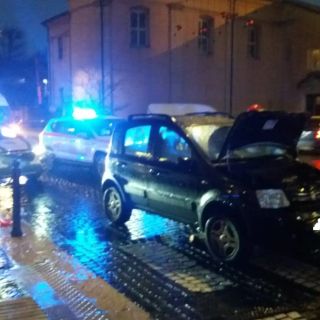La foto dell'incidente tratta da IlSaronno.it