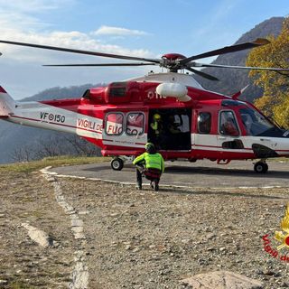 Ritrovato ferito ma vivo l'escursionista varesino disperso in Valgrande