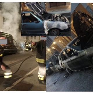 VIDEO E FOTO. Veicoli in fiamme, paura nella zona di via Culin a Busto