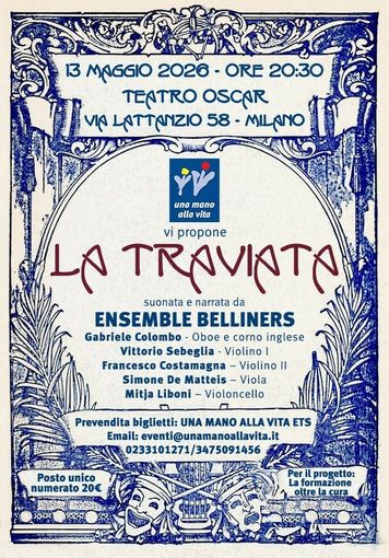 La “Traviata” solidale per l’Hospice Bassini al Teatro Oscar La “Traviata” solidale per l’Hospice Bassini al Teatro Oscar