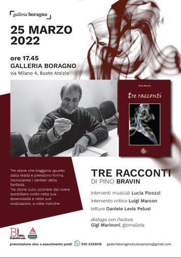 Appuntamento alla Galleria Boragno con “Tre racconti” e “Lidia e le altre” Appuntamento alla Galleria Boragno con “Tre racconti” e “Lidia e le altre”