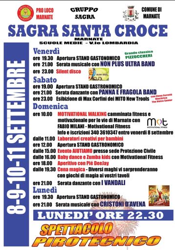 Torna la Sagra di Santa Croce a Marnate