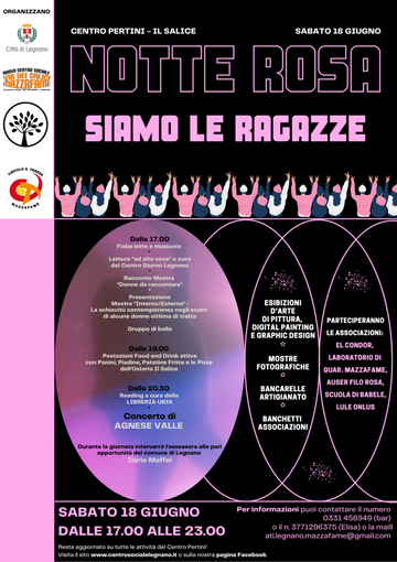 “La notte rosa” approda a Legnano “La notte rosa” approda a Legnano