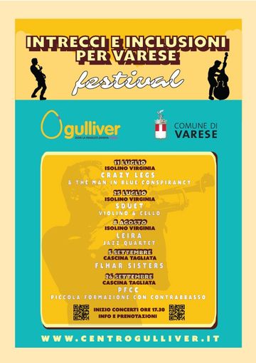 Prosegue la rassegna “Intrecci e inclusioni per Varese”: domenica 25 concerto di violino e violoncello Prosegue la rassegna “Intrecci e inclusioni per Varese”: domenica 25 concerto di violino e violoncello