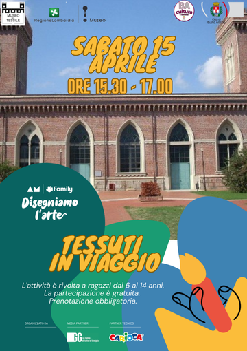 Al Museo del Tessile bambini e ragazzi “disegnano l'arte” Al Museo del Tessile bambini e ragazzi “disegnano l'arte”