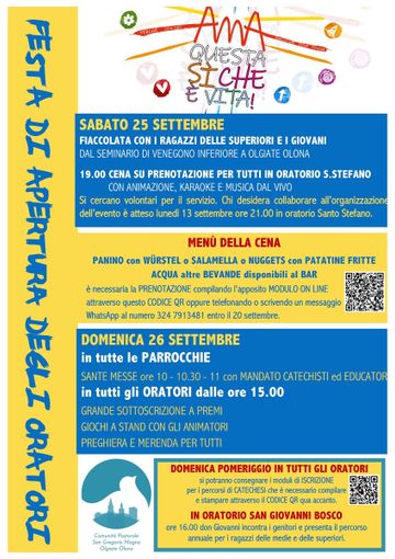 Olgiate, tre oratori in festa Olgiate, tre oratori in festa