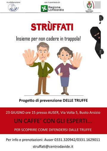 Un caffè contro le truffe: anziani mobilitati
