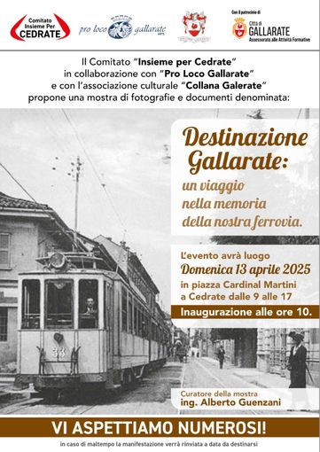 Destinazione Gallarate: quando la ferrovia cambiò il volto di un territorio Destinazione Gallarate: quando la ferrovia cambiò il volto di un territorio