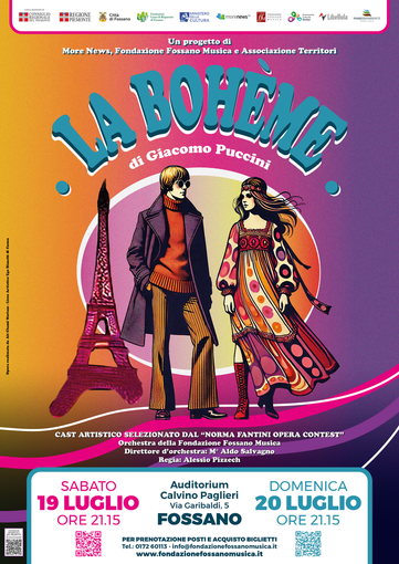 La Bohème a Fossano: verso il tutto esaurito per la prima del 19 luglio La Bohème a Fossano: verso il tutto esaurito per la prima del 19 luglio