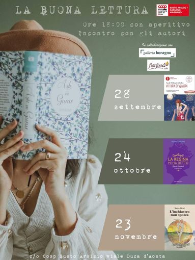 Aperitivo e incontri con autori alla Coop