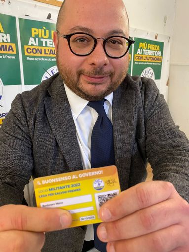 Il nuovo direttivo della Lega dio Varese con il neo segretario Marco Bordonaro, classe 1986, al centro