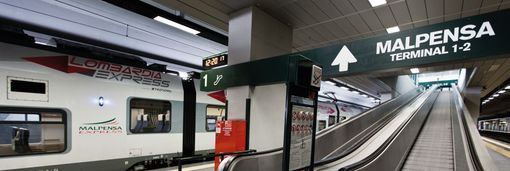 Finisce sotto il Malpensa Express al Terminal 1 di Malpensa: ferito ragazzo di 22 anni