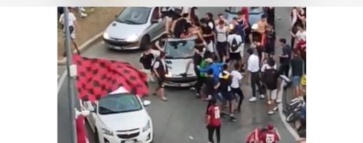 Un fotogramma del video pubblicato da Cassani