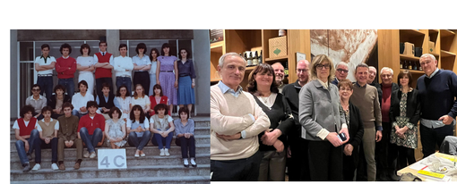 La foto di classe dell'82 e la reunion oggi