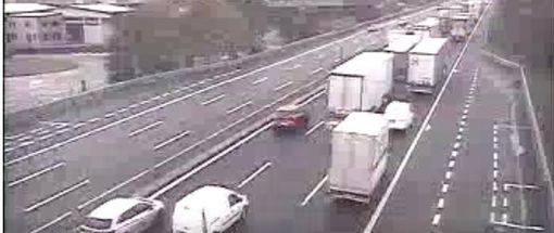 La situazione vista dalle webcam di Auostrade per l'Italia