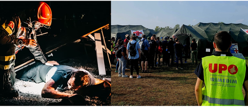 foto dalla pagina Facebook di European Master in Disaster Medicine