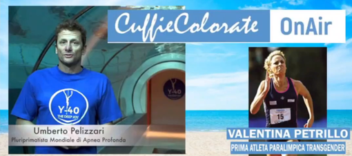 Umberto Pellizzari e Valentina Petrillo ospiti, ieri, delle Cuffie colorate