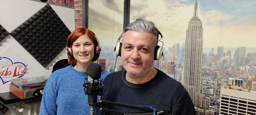 Silvia Bertolli e Marco Vivona di radio BustoLive Silvia Bertolli e Marco Vivona di radio BustoLive