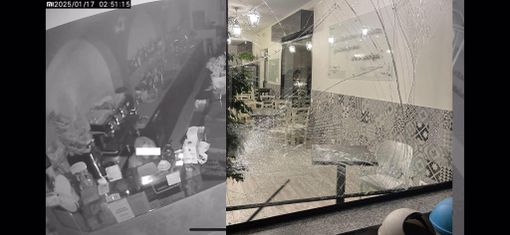 Due immagini condivise dal bar sulla sua pagina Facebook