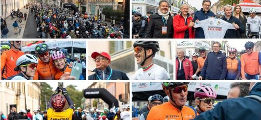 Una festa di popolo alla partenza della Gran Fondo Tre Valli Varesine con il ministro dell'Economia Giancarlo Giorgetti, il sindaco di Varese Davide Galimberti e il patron della Binda Renzo Oldani (fotoservizio Michele Del Re) Una festa di popolo alla partenza della Gran Fondo Tre Valli Varesine con il ministro dell'Economia Giancarlo Giorgetti, il sindaco di Varese Davide Galimberti e il patron della Binda Renzo Oldani (fotoservizio Michele Del Re)