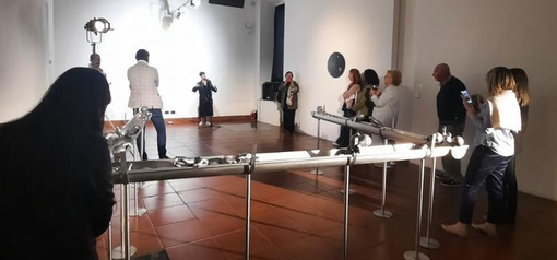 L'inaugurazione della mostra