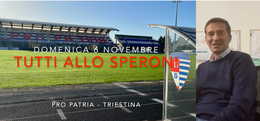 Lo Speroni pronto alla gara di domenica. Salvatore Cerrone, che guida il settore giovanile: la Pro Patria è anche questo futuro