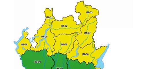 Allerta gialla per temporali forti domani su laghi e Prealpi varesine Allerta gialla per temporali forti domani su laghi e Prealpi varesine