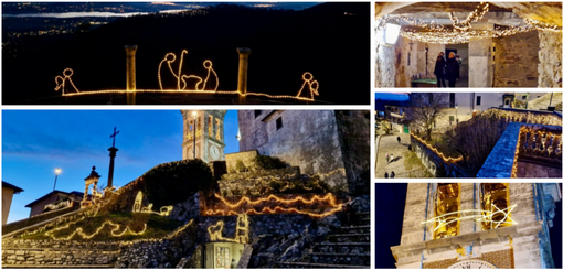 Luci delle feste al Sacro Monte (Foto Comune di Varese)