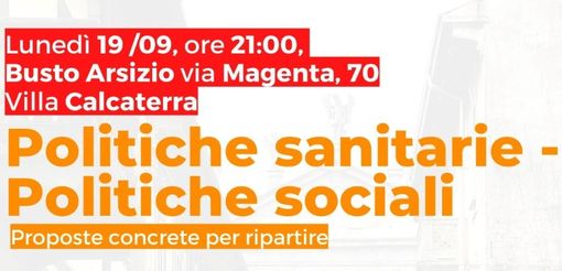A Busto un dibattito col Pd sulle politiche sanitarie