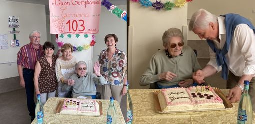 La festa per Giovanna e gli auguri del presidente Chierichetti La festa per Giovanna e gli auguri del presidente Chierichetti