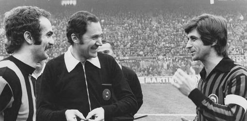 Cesare Gussoni e un derby mitico - foto dal sito della Figc Cesare Gussoni e un derby mitico - foto dal sito della Figc