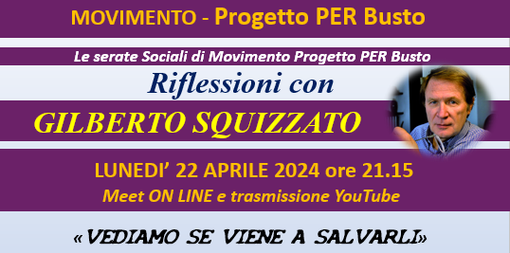 Movimento Per Busto affronta la questione israelo-palestinese con Squizzato Movimento Per Busto affronta la questione israelo-palestinese con Squizzato