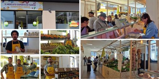 Il nuovo mercato coperto di Varese inaugurato oggi in viale Valganna 128