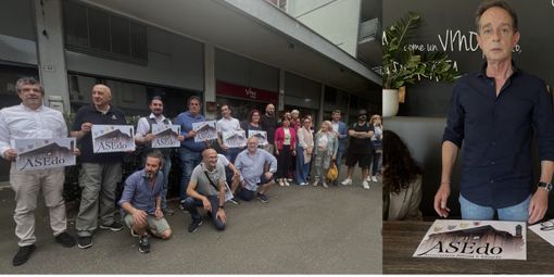 Il comitato e Alessandro Tagliabue Il comitato e Alessandro Tagliabue