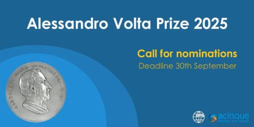 Con Acinque nasce il Premio Volta: riconoscimento europeo per l’eccellenza nella fisica