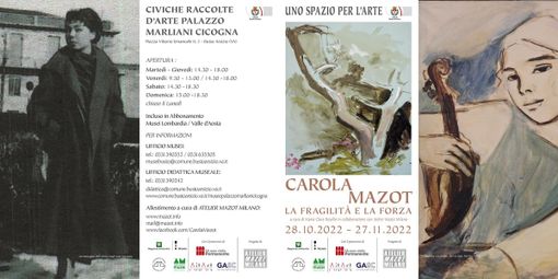 Mostra “Fragilità e forza” a Palazzo Cicogna: omaggio alla pittrice Carola Mazot