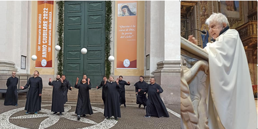 Le foto postate dai sacerdoti