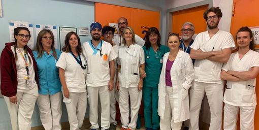 Il team del pronto soccorso dell'ospedale di Varese Il team del pronto soccorso dell'ospedale di Varese