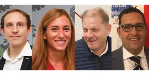 Da sinistra: Felli, Gallazzi, Pinciroli e Attolini Da sinistra: Felli, Gallazzi, Pinciroli e Attolini