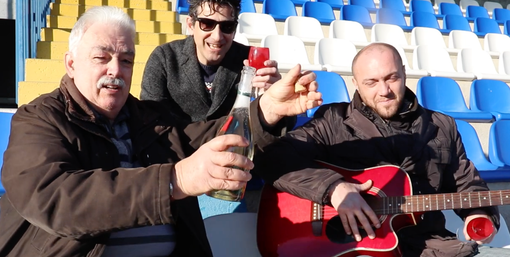 Ottavio Tognola con Filippo D'Angelo e Massimo Tornese in un video de "Il Calcio Illustrato"