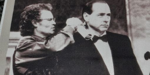 Gianni Sparacia e Silvio Berlusconi, all'epoca in cui le reti Fininvest/Mediaset irrompevano nel panorama televisivo italiano