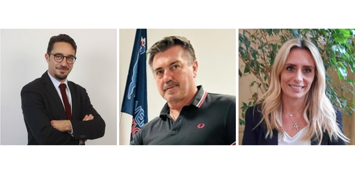 Da sinistra: Argentiero, Falciglia e Caruso Da sinistra: Argentiero, Falciglia e Caruso