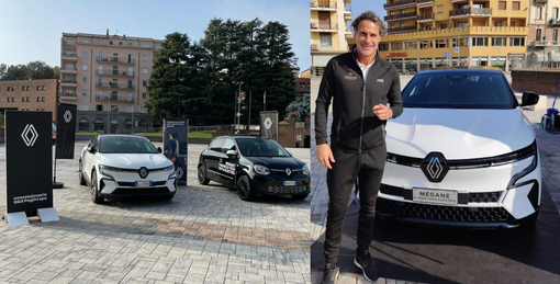 Renault Mégane E-TECH  e il campione Fabio Galante